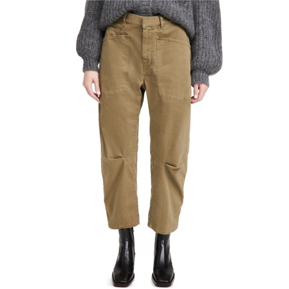 Nili Lotan Shon pants size 0 olive green